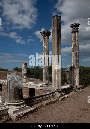 Tivoli, Hadriansvilla, Villa Adriana, 118 Bis 134 n. Chr. Stockfoto