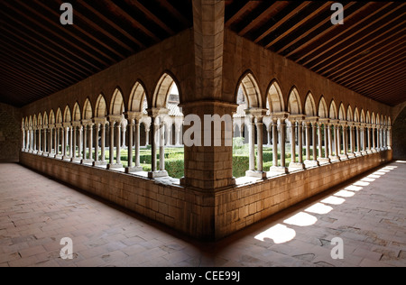 Arles-Sur-Tech (Arles de Tec), Abtei Sainte-Marie, Ostfassade Stockfoto