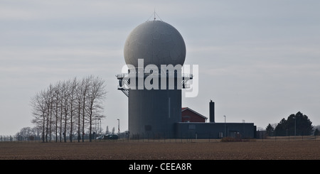 Putgarten, Radar-Peilturm Stockfoto