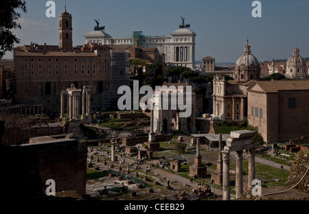 Rom, Forum Romanum Stockfoto