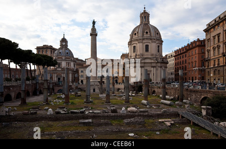 Rom, Trajansforum Stockfoto