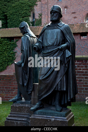 Malbork (Marienburg), Ordensschloß Stockfoto