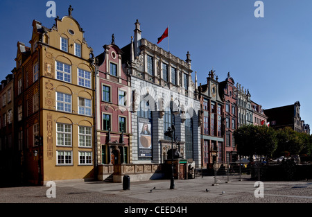 Gdansk/Danzig, Langer Markt Stockfoto