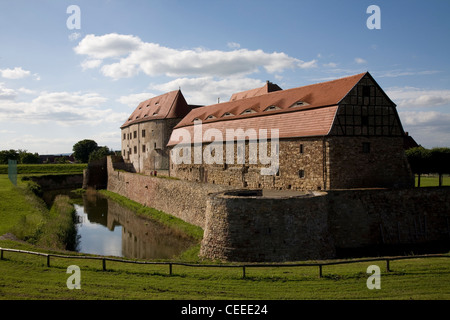 Heldrungen, Wasserschloß Stockfoto