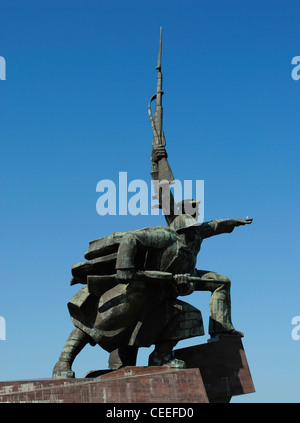 Ukraine. Sewastopol. Denkmal für die Verteidigung Sewastopols im zweiten Weltkrieg. 1941-1942. Stockfoto