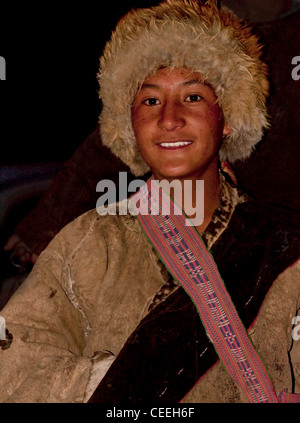 Nomaden der Chanthang, Ladakh, Indien Stockfoto