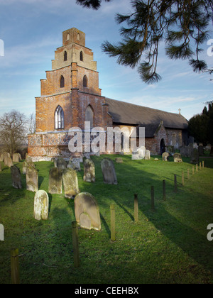 Kirche von Str. Mary die Jungfrau Burgh St peter Suffolk England Stockfoto