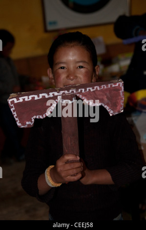 Lebensweise der Nomaden von Chanthang in Ladakh Aufzucht Pashmina Stockfoto