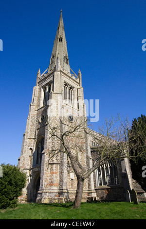 Thaxted Pfarrkirche England Essex Stockfoto