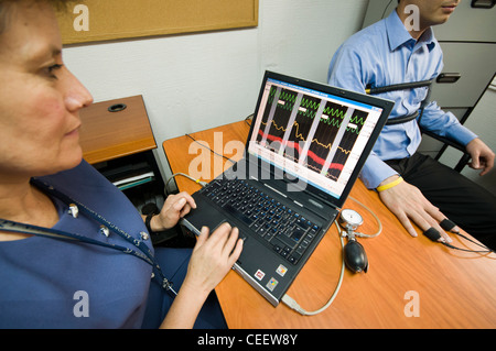 Wachpersonal bei der Arbeit in Bogota, Kolumbien Stockfoto