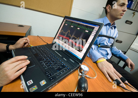 Wachpersonal bei der Arbeit in Bogota, Kolumbien Stockfoto