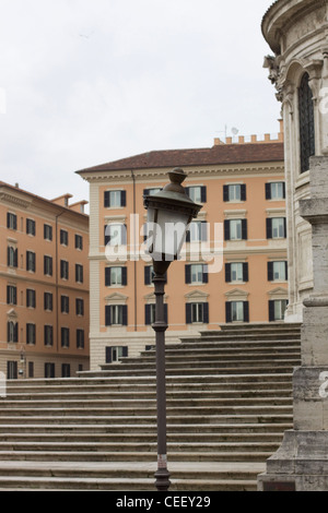 Der berühmte spanische Schritte Scalinata della Trinità dei Monti in Rom Italien Stockfoto
