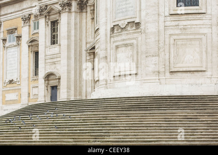 Der berühmte spanische Schritte Scalinata della Trinità dei Monti in Rom Italien Stockfoto