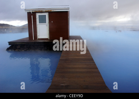 Mývatn Natur Bäder, Island Stockfoto