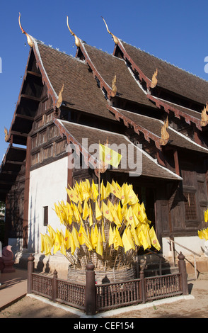 Wat Phantao Chiang Mai in Thailand Stockfoto