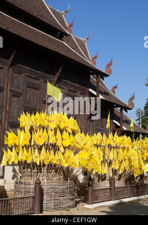 Wat Phantao Chiang Mai in Thailand Stockfoto