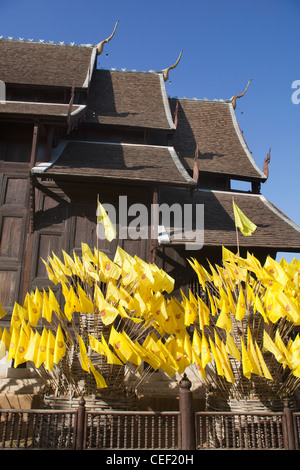 Wat Phantao Chiang Mai in Thailand Stockfoto