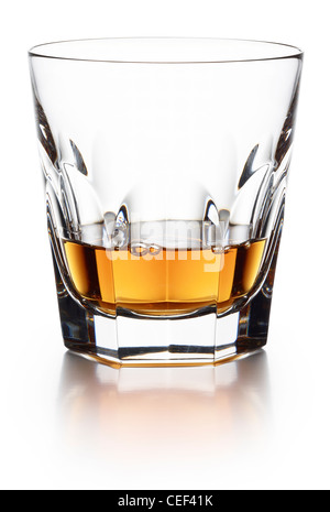 Alkoholische Getränke Whisky tumbler Stockfoto