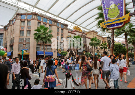 Universal Studios-sets, Resorts World Sentosa Island, Singapur. Stockfoto