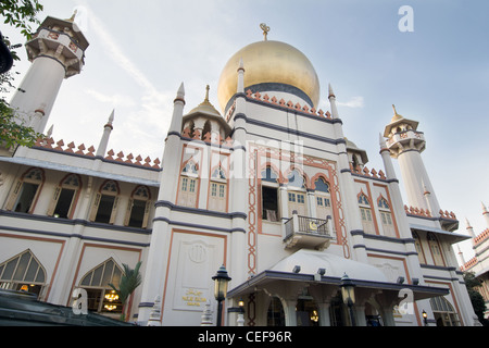 Historischen Masjid Sultansmoschee in Singapur Arab Street Stockfoto