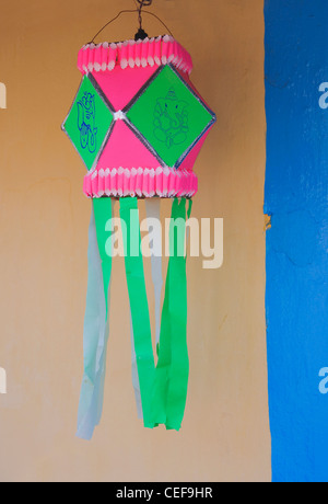 Laterne feiern Diwali, Festival of Lights, Goa, Indien Stockfoto