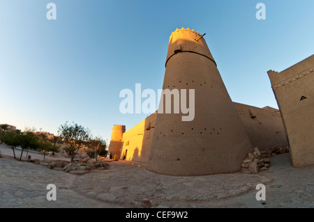 Kastellmauern Al-Masmak Festung in Riyadh Saudi Arabien Stockfoto