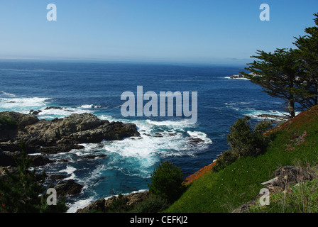 Pazifik-Bucht in der Nähe von Monterey, Kalifornien Stockfoto