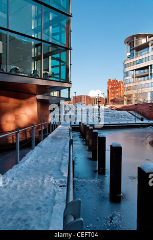 Der erste Schnee Stockfoto