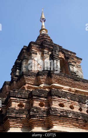 Wat Chet Lin (Wat Nong Chalin) Chiang Mai Stockfoto