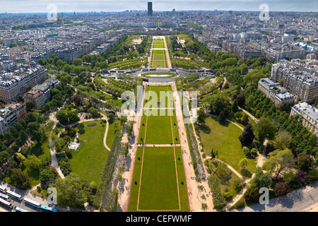 Bereich der Mars in Paris, Frankreich. Stockfoto