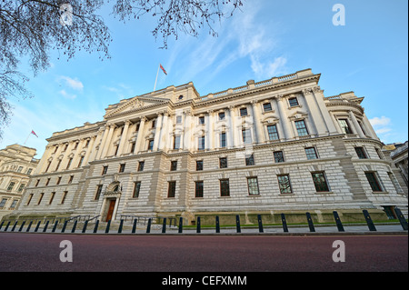 Ihre Majestät Treasury Building, Regierung Büros Great George Street, Westminster, London, England, Vereinigtes Königreich, Europa Stockfoto