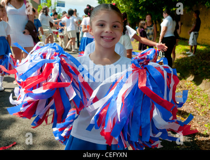 Independence Day Parade Costa Rica Central Valley Stockfoto