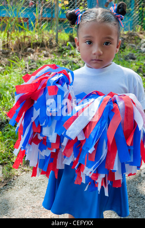 Costa Rica feiern Unabhängigkeitstag, Zentraltal Stockfoto