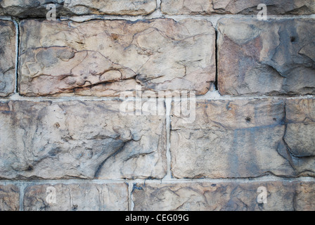 Stein, Wand, Textur, Block, Ziegel, Muster, alt, schmutzig, Stockfoto