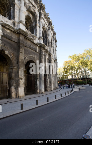 Nimes Arena, Roman Arena im Zentrum von Nimes, Frankreich Stockfoto