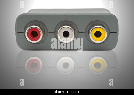 Scart-Adapter. Stockfoto