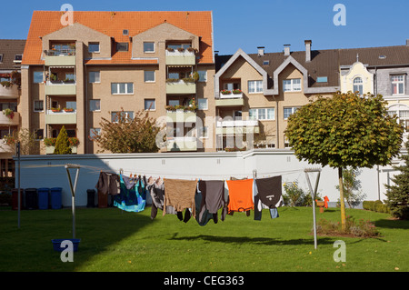 Wohnanlage wohnen Deutschland Stockfoto