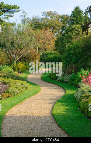 Nord-Spaziergang an der Cambridge University Botanic Garden Stockfoto