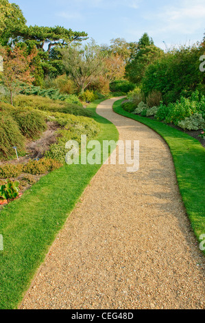 Nord-Spaziergang an der Cambridge University Botanic Garden Stockfoto