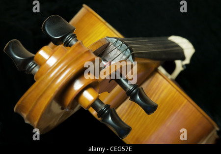 Cello Detail, Salzburg, Österreich Stockfoto