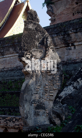 Wat Chedi Luang Tempel Chiang Mai Stockfoto