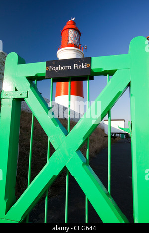 Souter Leuchtturm an der Nordostküste zwischen Newcastle und Sunderland. Stockfoto