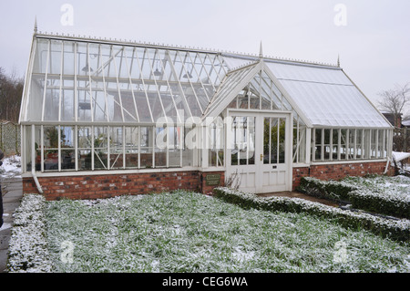 Grünes Haus in Ryton Gardens Stockfoto