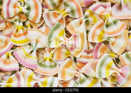 Pasta Farfalline Fantasia Muster. Stockfoto