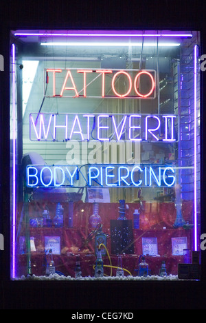 Tattoo Parlor-Shop, New York City Stockfoto