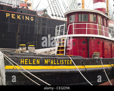 Peking-Schiff am South Street Seaport Museum Stockfoto