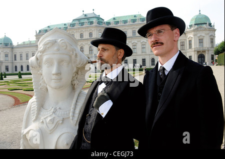 Gefährliche Methode Fassbender Viggo Mortensen Cronenberg Stockfoto