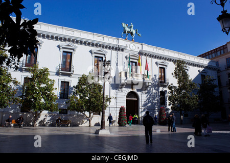 Granada-Rathaus, Plaza del Carmen, Granada, Andalusien, Spanien. Stockfoto