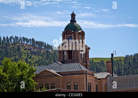 City of Deadwood Black Hills National Forest South Dakota in den USA, USA: Niemand horizontal hochauflösende Bilder Stockfoto