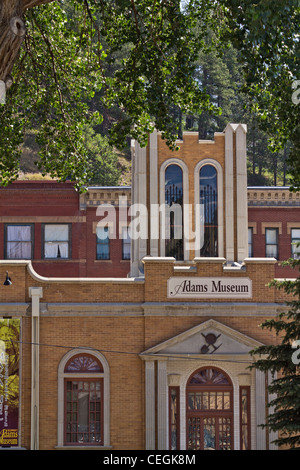 City of Deadwood Adams Museum Black Hills South Dakota in den USA USA Niemand vertikal Hi-res Stockfoto